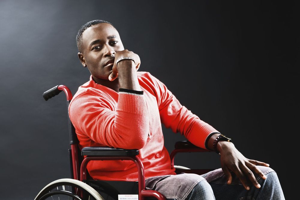 man in wheelchair